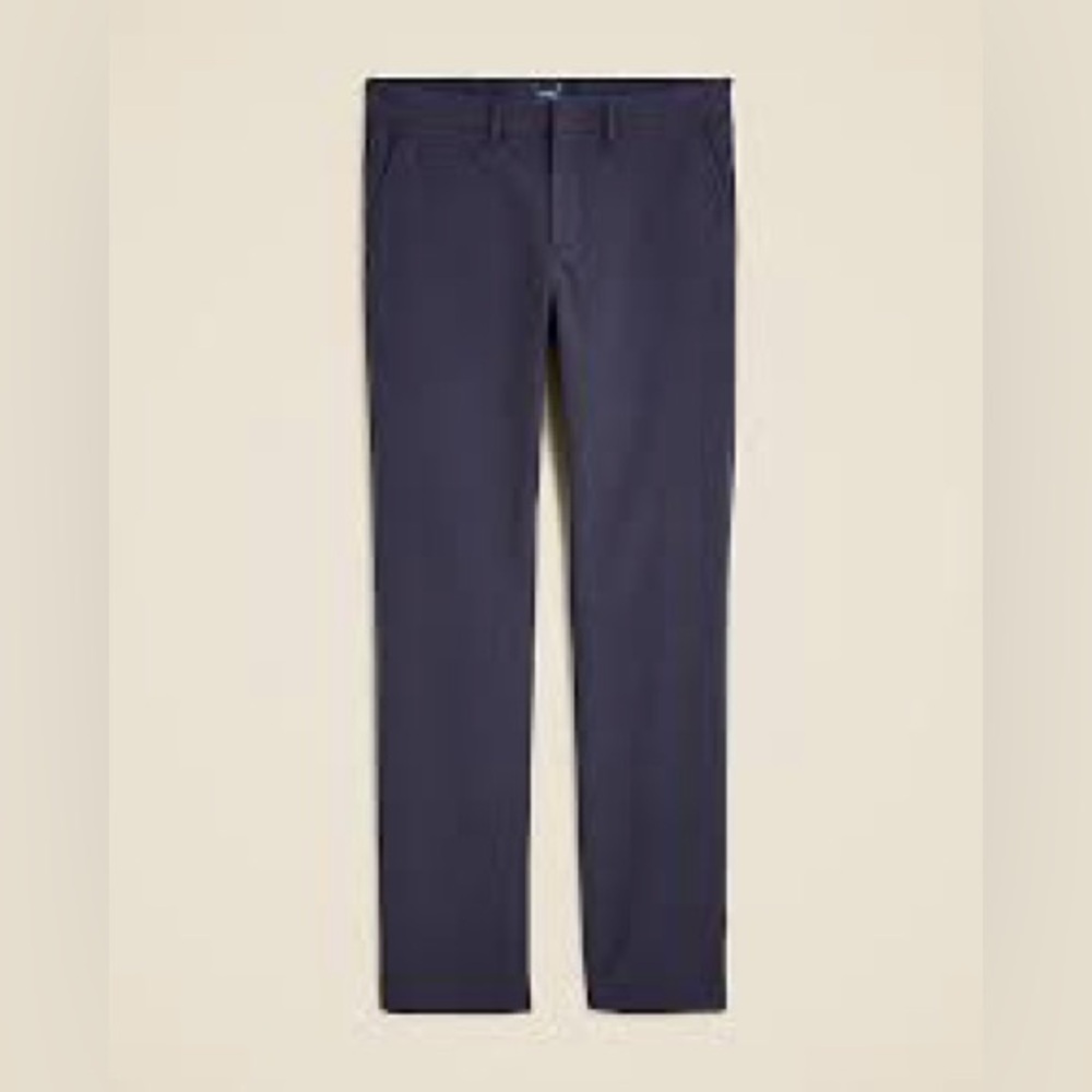 NWT J.Crew 770™ Straight-fit midweight tech pant 32 x 30 Dark Blue Preppy Work